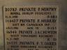 Pte F Murray