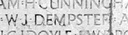 Sgt WJ Dempster