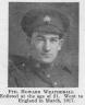 Pte H Weatherall
