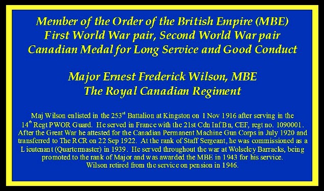 Pte EF Wilson